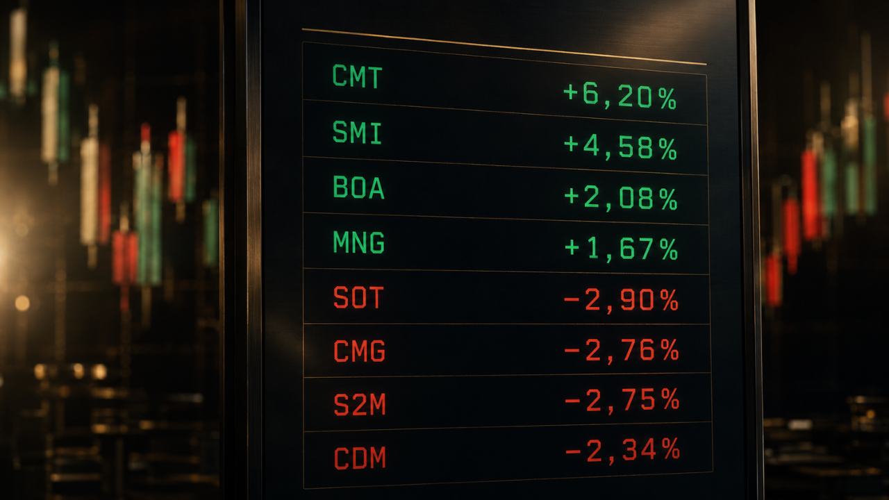 Clôture BVC du 22 juin 2026 : le pôle minier des métaux précieux rebondit — Minière Touissit +6,20%, SMI +4,58%, Managem +1,67% ; Cosumar concentre les volumes au jour de son Assemblée Générale Ordinaire et les grandes bancaires terminent partagées (Bank of Africa +2,08%, BCP +0,82% en hausse ; Attijariwafa Bank, BMCI et Maroc Telecom en léger repli)