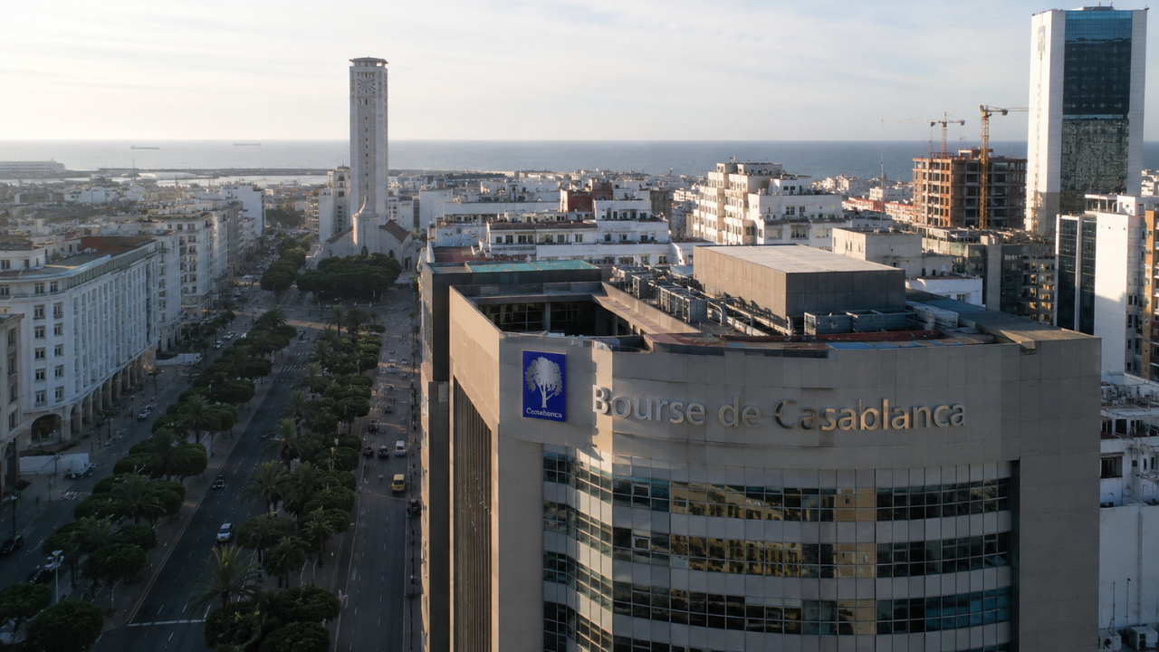 Cot&eacute;es mais rarement &eacute;chang&eacute;es : analyse de la liquidit&eacute; r&eacute;elle de la Bourse de Casablanca au premier semestre 2026 ; la place capitalise environ 1 014 milliards de dirhams mais son activit&eacute; se contracte, avec un volume quotidien moyen d&rsquo;environ 374 millions de dirhams sur le march&eacute; central contre pr&egrave;s de 482 millions un an plus t&ocirc;t, soit un repli d&rsquo;environ 22,5%, et une liquidit&eacute; en baisse de 30,6% au deuxi&egrave;me trimestre selon le Haut-Commissariat au Plan ; sur les 120 s&eacute;ances du semestre et un univers d&rsquo;environ 77 valeurs n&eacute;gociables, seules 42 environ ont &eacute;t&eacute; &eacute;chang&eacute;es &agrave; chaque s&eacute;ance tandis que 35 ont connu au moins une journ&eacute;e sans aucune transaction et neuf ont &eacute;t&eacute; trait&eacute;es sur moins de la moiti&eacute; du semestre ; la vitesse de circulation, qui rapporte les capitaux &eacute;chang&eacute;s sur le march&eacute; central &agrave; la capitalisation flottante, corrige le biais de taille du volume en dirhams et r&eacute;v&egrave;le un grand &eacute;cart entre de grandes valeurs aux volumes &eacute;lev&eacute;s mais &agrave; la rotation faible et de petites valeurs dont plus du quart du flottant change de mains